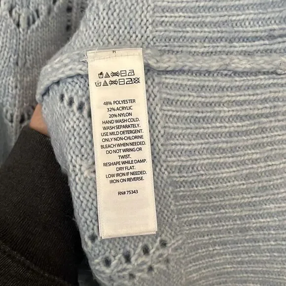 Aspen Light Blue Sweater Small - Picture 3 of 4